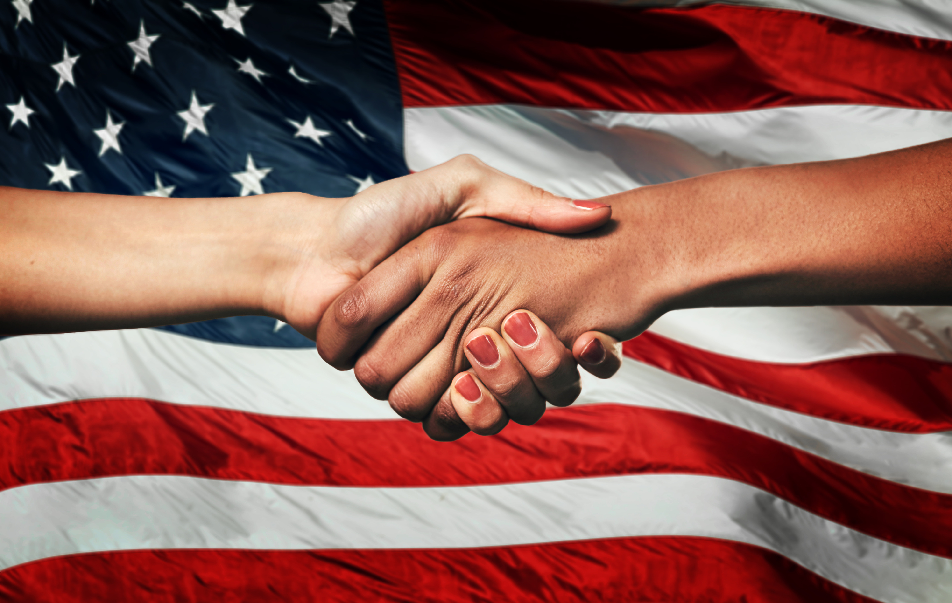 Immigration USA Services - Professional handshake representing our immigration services